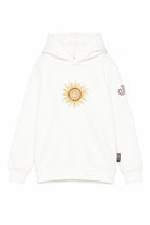 Felpa per bambino Just Cavalli Kids bianca con dettaglio sole JBP26073FE PRISTINE ROBERTO CAVALLI KIDS 