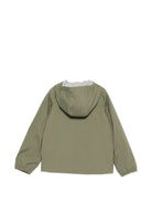 Giubbino P.Jack per bambino K-WAY Kids verde con tessuto fodera jersey K41335W V15 K-WAY KIDS 