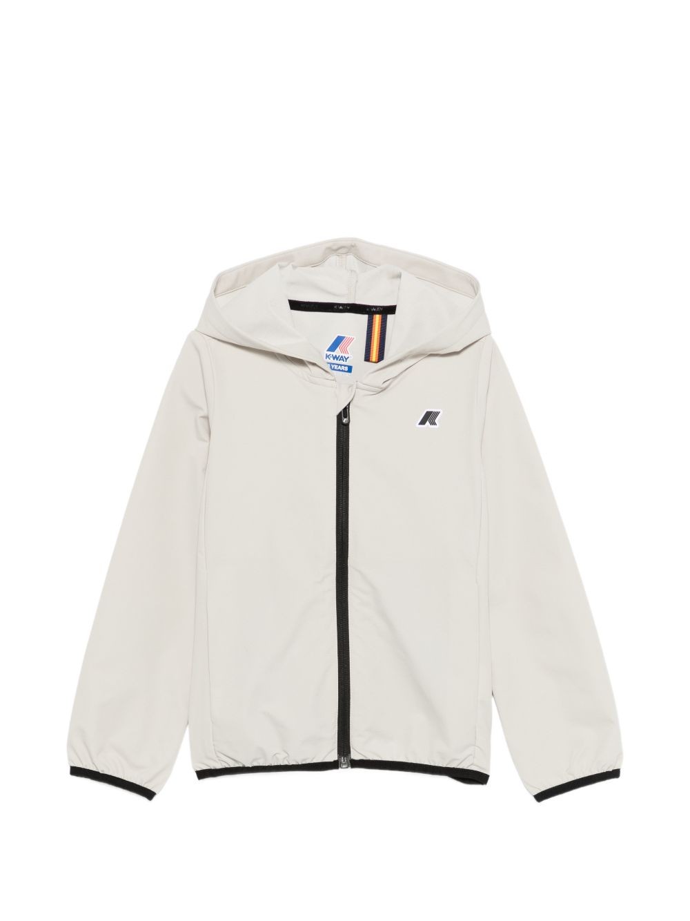 Giubbino per bambino K Way Kids P. Journeer grigio con toppa con logo K4133FW 634 K-WAY KIDS 