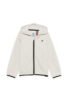 Giubbino per bambino K Way Kids P. Journeer grigio con toppa con logo K4133FW 634 K-WAY KIDS 