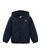 Giubbino per bambino K Way Kids P. Journeer blu con toppa con logo K4133FW K89 K-WAY KIDS 