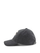 Berretto da baseball per bambino Karl Lagerfeld Kids grigio ricamato Z31198 016 KARL LAGERFELD KIDS 