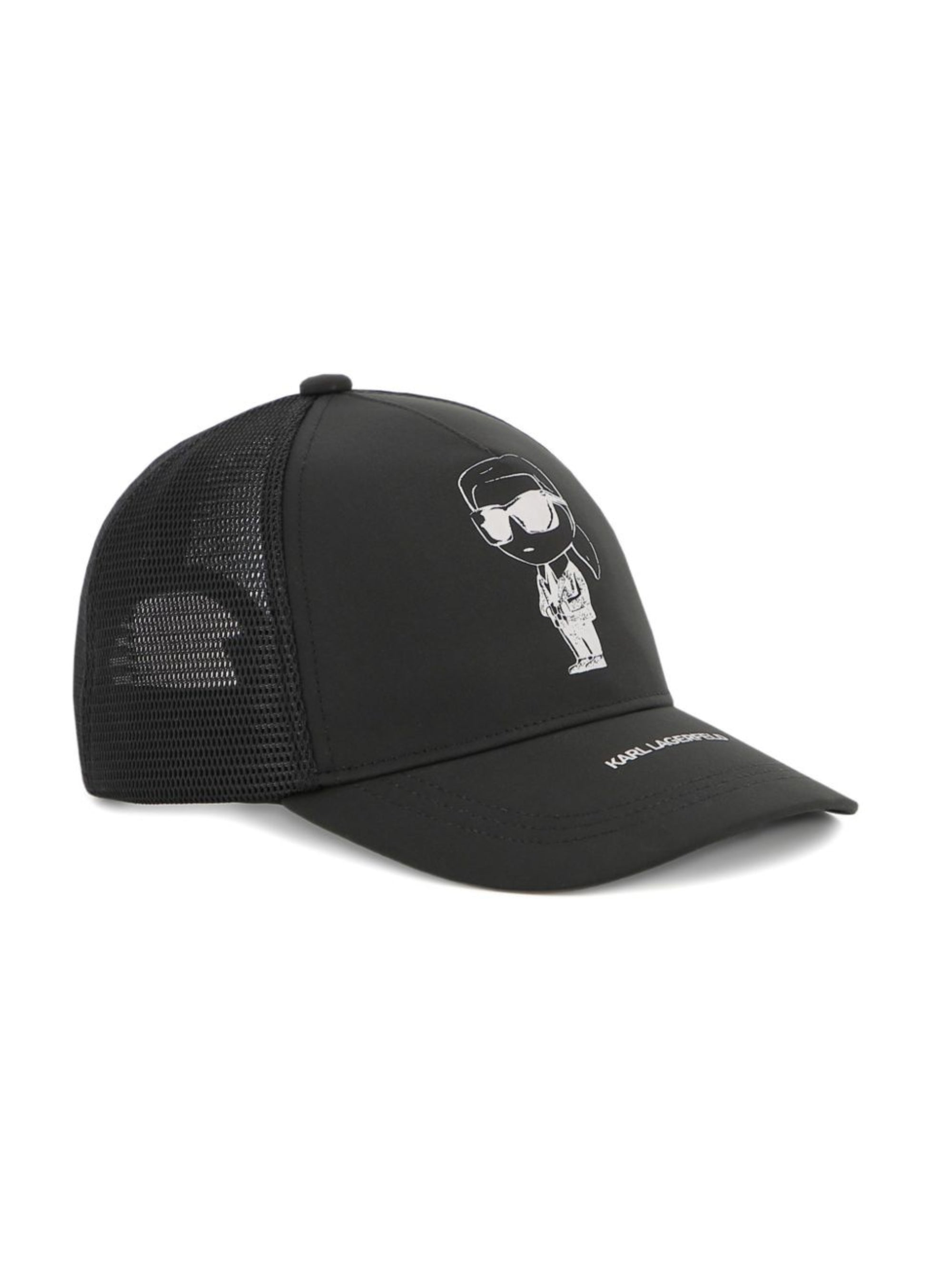 Berretto da baseball per bambino Karl Lagerfeld Kids grigio ricamato Z31198 016 KARL LAGERFELD KIDS 