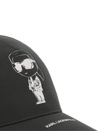 Berretto da baseball per bambino Karl Lagerfeld Kids grigio ricamato Z31198 016 KARL LAGERFELD KIDS 