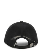 Berretto per bambini Karl Lagerfeld Kids nero con pannelli a rete Z31226 09B KARL LAGERFELD KIDS 
