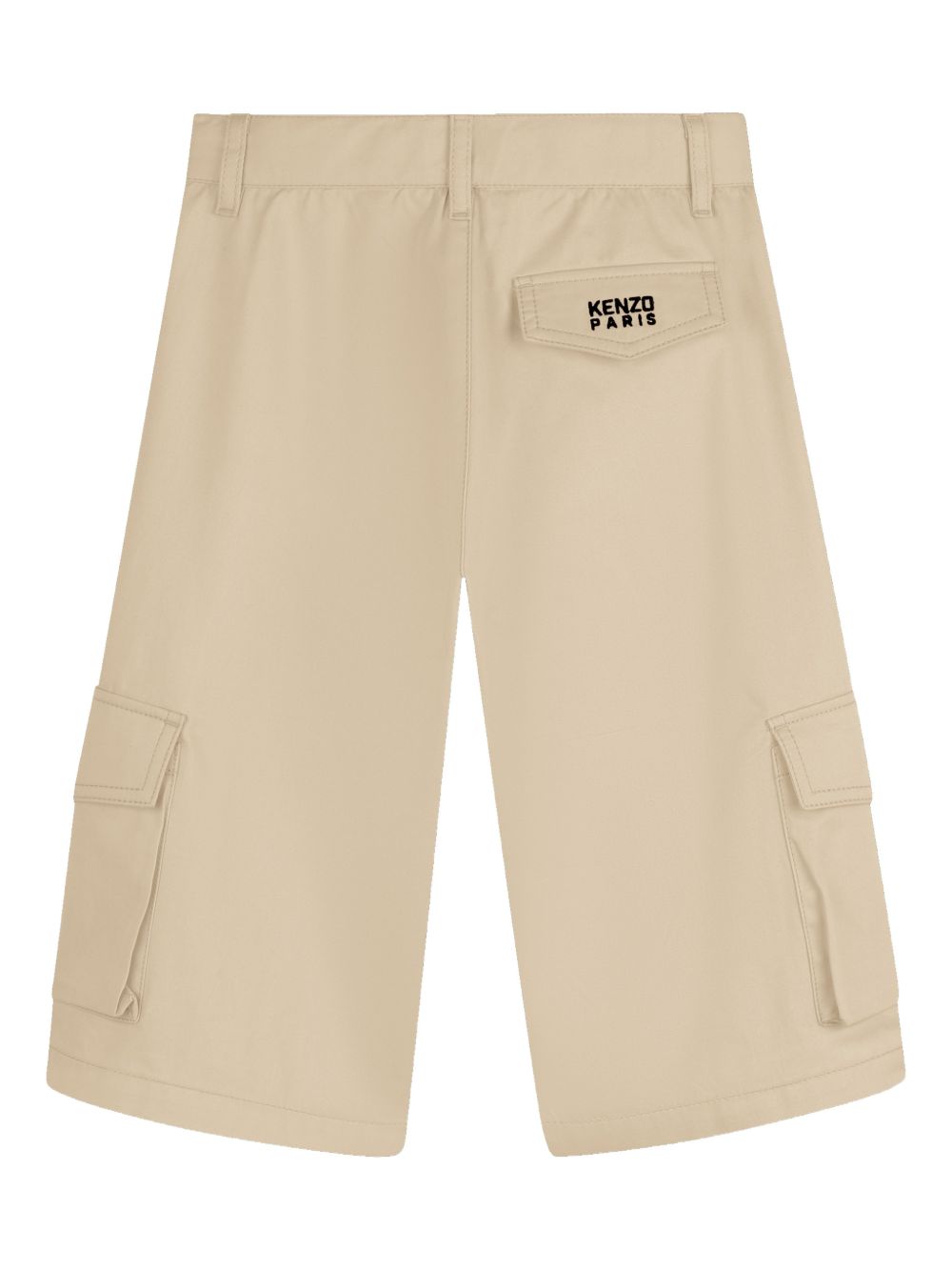 Cargo corti per bambino Kenzo Kids beige con applicazione K61644 255 KENZO KIDS 