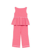 Set due pezzi per bambina La Stupenderia multicolore con motivo a quadretti 2CJCT74 Y52 LA STUPENDERIA KIDS 