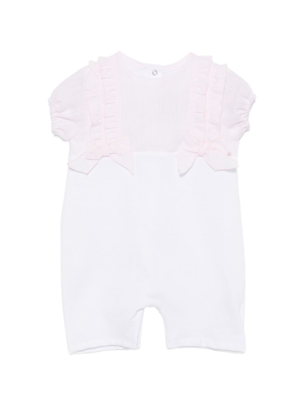 Tutina per neonata La Stupenderia bianco con dettaglio fiocco 2TBTT52 MC D33 LA STUPENDERIA KIDS 