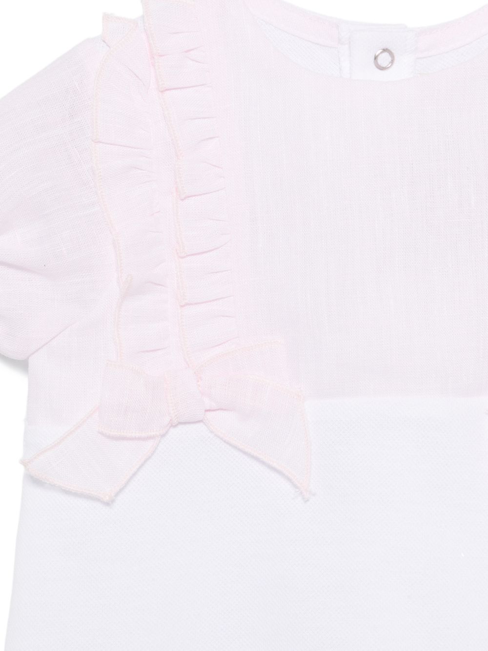 Tutina per neonata La Stupenderia bianco con dettaglio fiocco 2TBTT52 MC D33 LA STUPENDERIA KIDS 