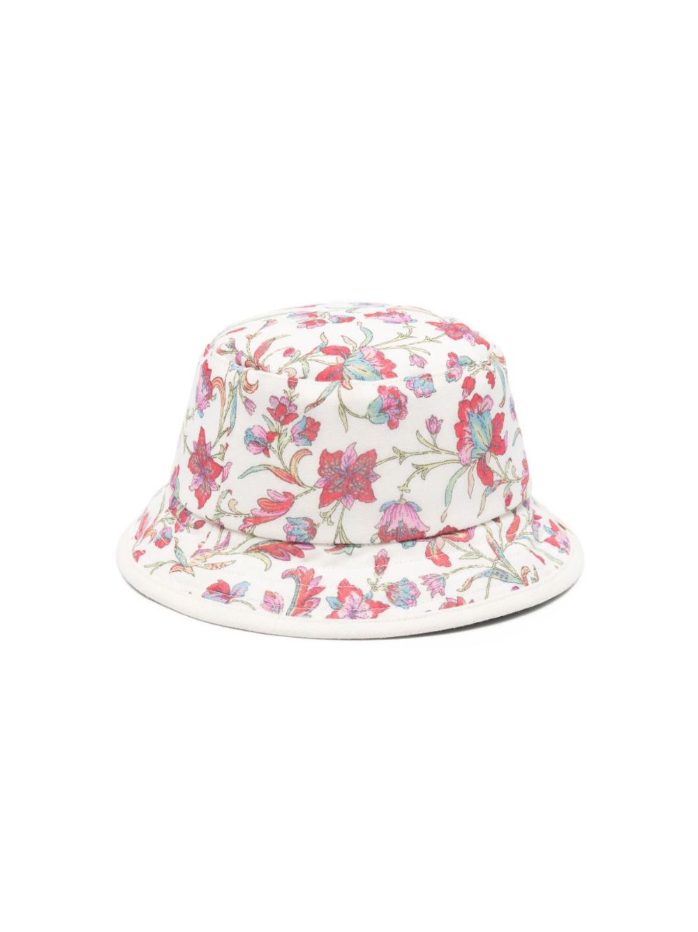 Cappello Lajik per neonata Louise Misha Kids bianco con stampa a fiori FAI-S26-R0069 CREAM LOUISE MISHA KIDS 