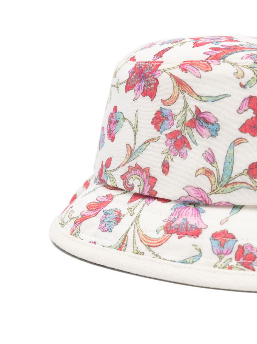 Cappello Lajik per neonata Louise Misha Kids bianco con stampa a fiori FAI-S26-R0069 CREAM LOUISE MISHA KIDS 
