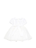Abiti eleganti per neonata Mariella Ferrari bianco con colletto alla Peter Pan ATI9NB 074 MARIELLA FERRARI KIDS 