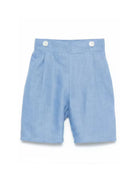 Shorts con bretelle* per neonato Mariella Ferrari azzurri con vita elasticizzata sul retro PNG7BIS AVIO MARIELLA FERRARI KIDS 