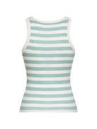 Canotta Ada per donna MC2 Saint Barth verde con motivo a righe AAD001 02262L MC2 ST. BARTH 