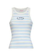 Canotta Ada per donna MC2 Saint Barth azzurro con motivo a righe AAD001 08756L MC2 ST. BARTH 