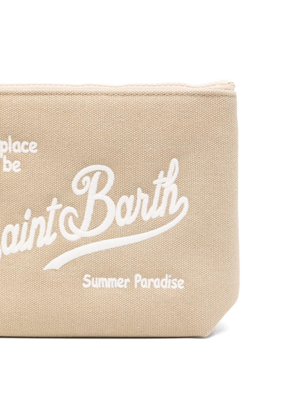 Pochette Aline MC2 Saint Barth beige con logo sul davanti ALI0047 01336L MC2 ST. BARTH KIDS 