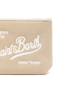 Pochette Aline MC2 Saint Barth beige con logo sul davanti ALI0047 01336L MC2 ST. BARTH KIDS 