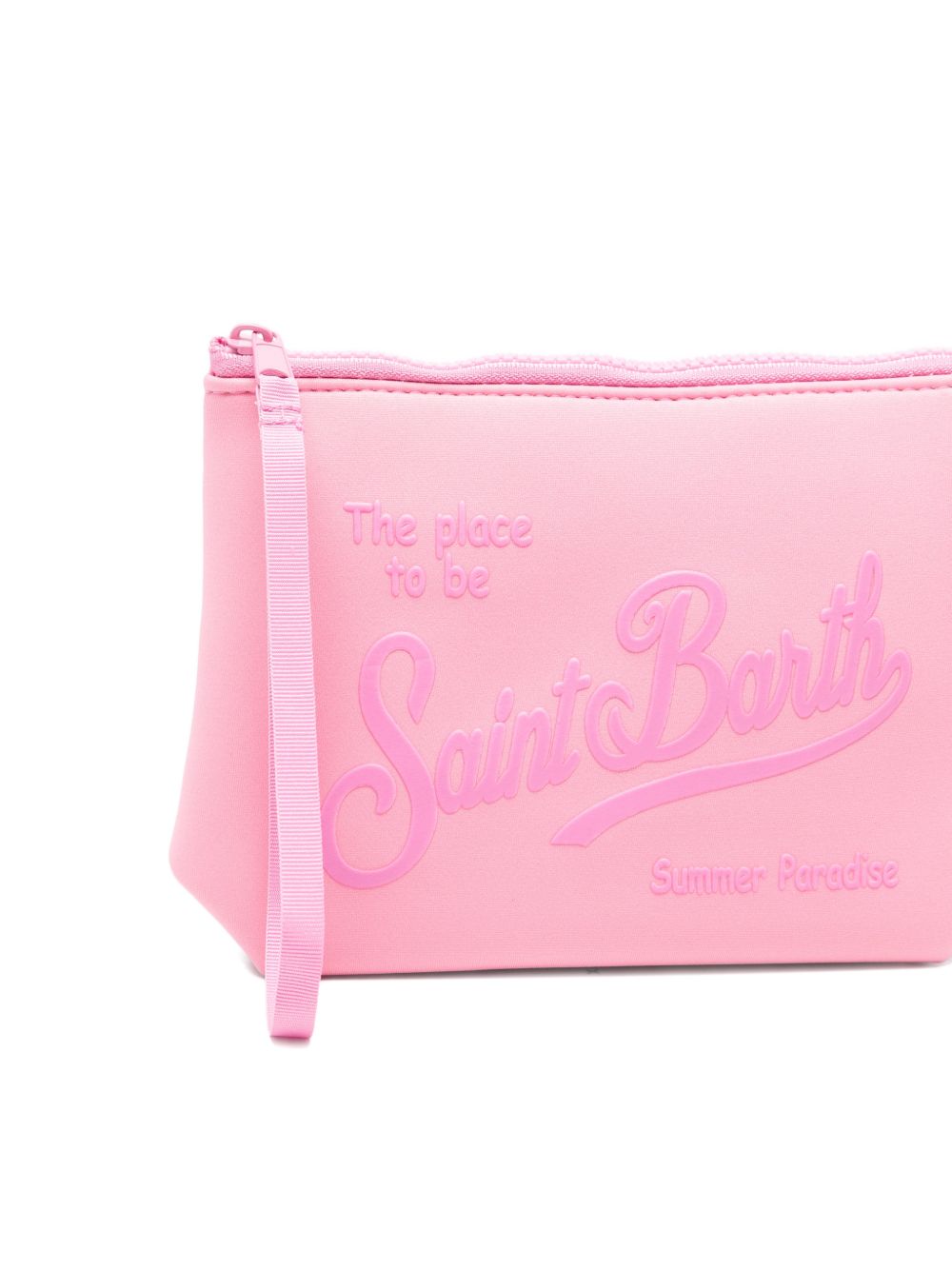 Pochette Aline MC2 Saint Barth rosa con logo sul davanti ALIN001 08373L MC2 ST. BARTH KIDS 