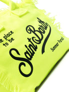 Borsa Colette MC2 Saint Barth gialla con stampa logo a contrasto COL0001 00007D MC2 ST. BARTH KIDS 