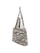 Borsa tote Essential Bag N MC2 Saint Barth animalier con logo a contrasto sul davanti EBAGN007 03322L MC2 ST. BARTH KIDS 