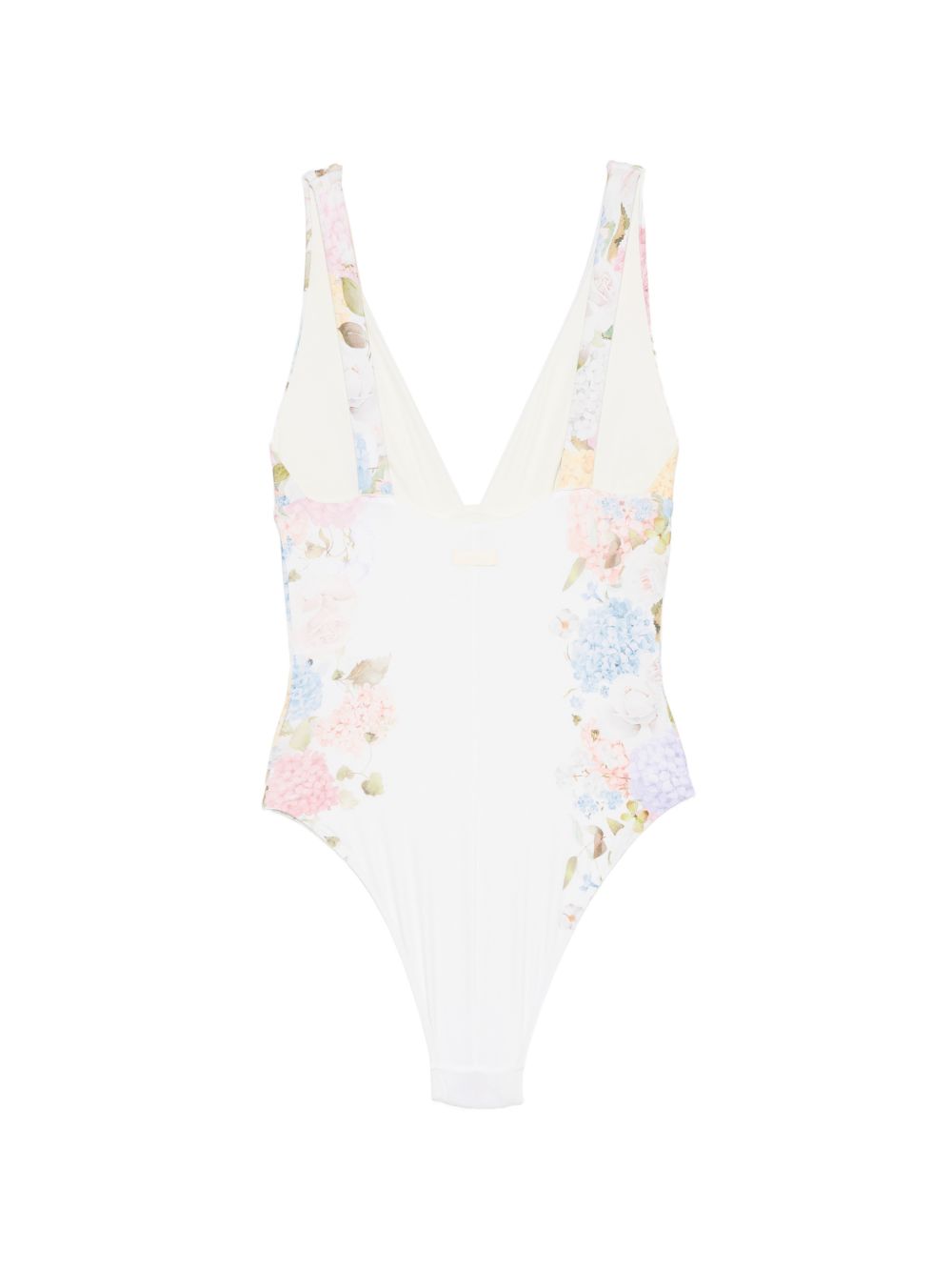 Costume intero per donna MC2 Saint Barth bianco con stampa floreale MAVI001 03508L MC2 ST. BARTH 