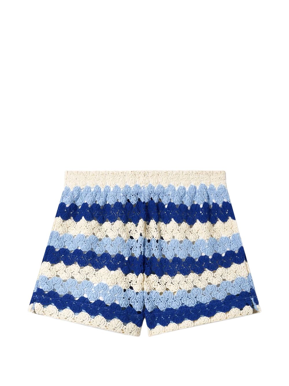 Shorts per donna MC2 Saint Barth multicolore con spacchi laterali MEA002 00585L MC2 ST. BARTH 