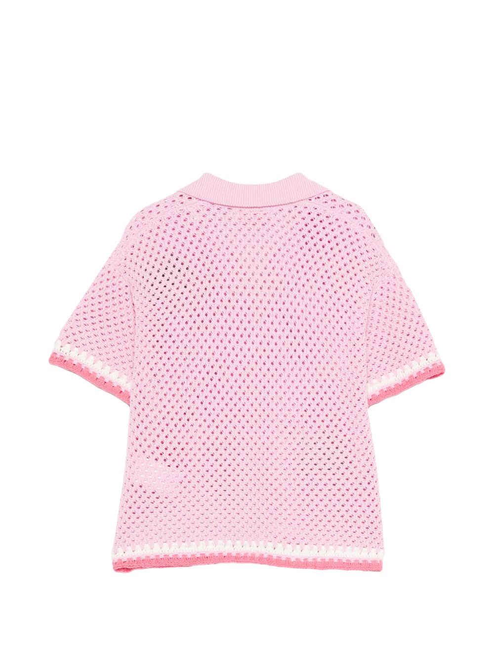 Polo per donna MC2 Saint Barth rosa con patch applicati PIX0001 03562L MC2 ST. BARTH 