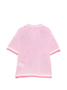 Polo per donna MC2 Saint Barth rosa con patch applicati PIX0001 03562L MC2 ST. BARTH 
