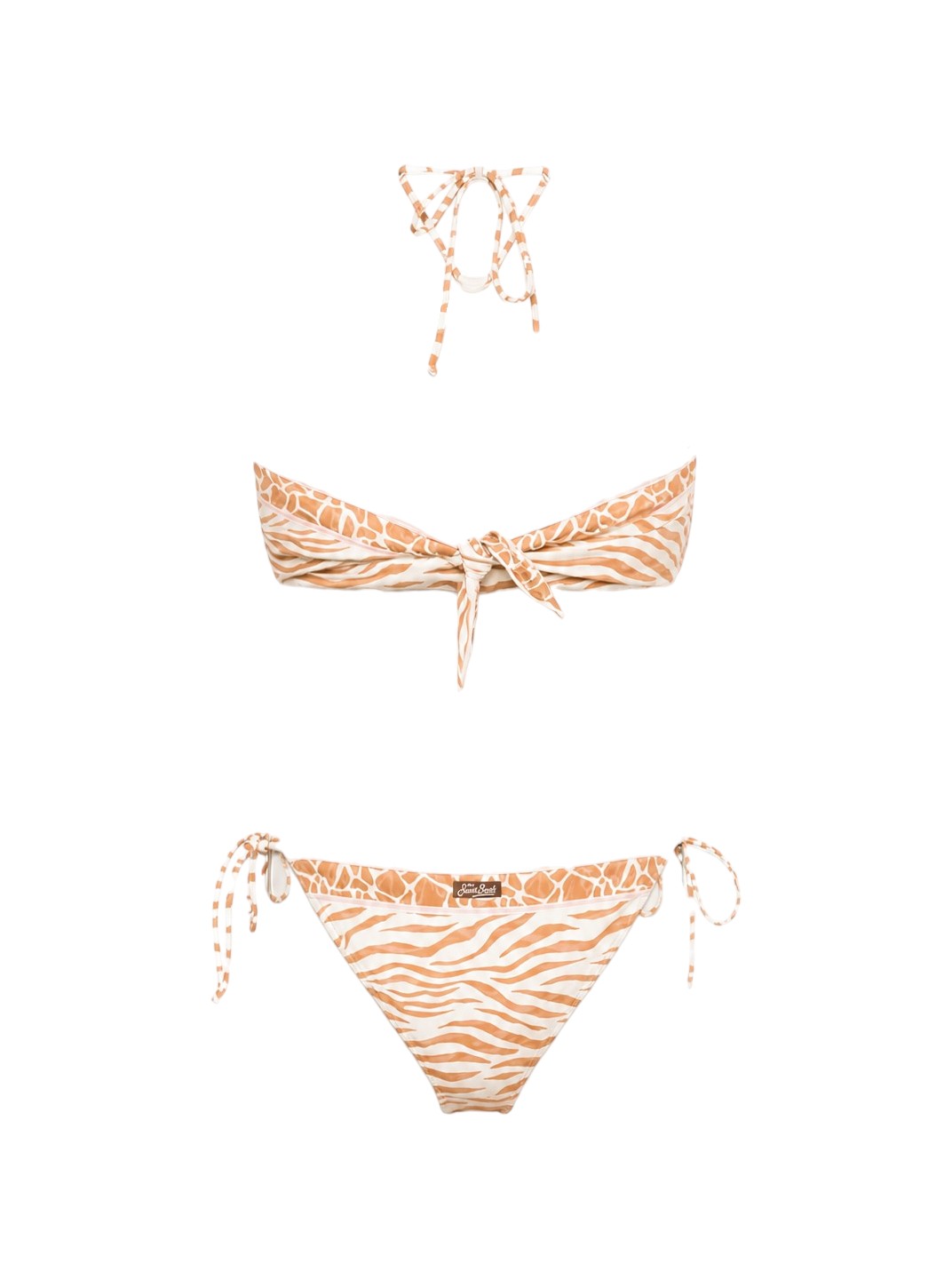 Costume per donna MC2 Saint Barth arancione con stampa animalier VIR0001 09095L MC2 ST. BARTH 