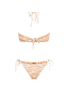 Costume per donna MC2 Saint Barth arancione con stampa animalier VIR0001 09095L MC2 ST. BARTH 