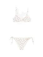Bikini per donna MC2 Saint Barth beige con motivo a pois YAL0001 03521L MC2 ST. BARTH 