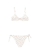 Bikini per donna MC2 Saint Barth beige con motivo a pois YAL0001 03521L MC2 ST. BARTH 