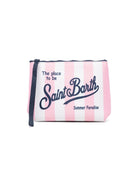 Pochette aline MC2 Saint Barth rosa chiaro con cinturino da polso ALIN001 00716L MC2 ST. BARTH KIDS 