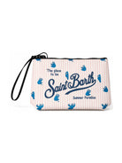 Pochette Aline MC2 Saint Barth multicolore con stampa grafica bradipi ALIN001 02111L MC2 ST. BARTH KIDS 