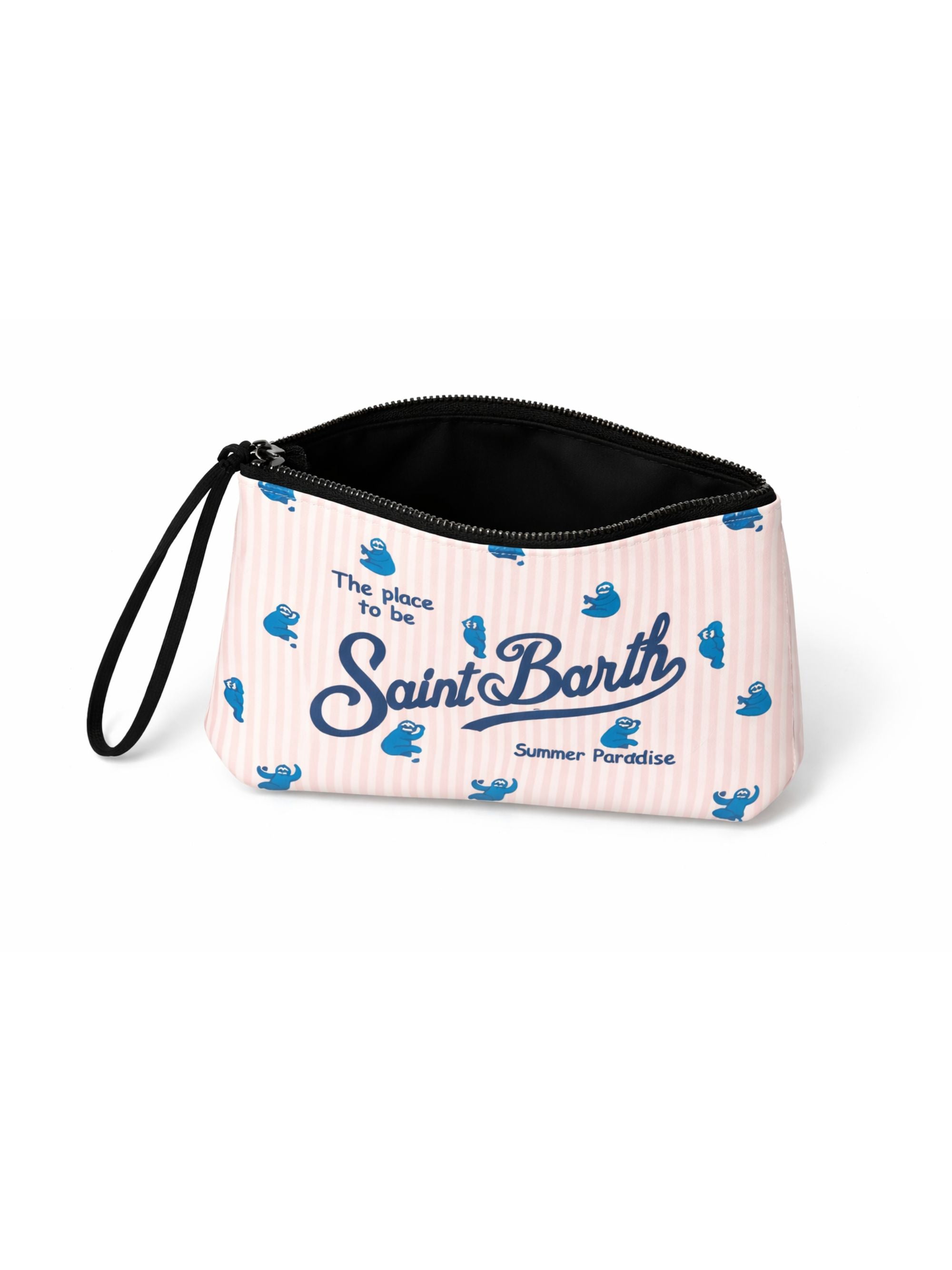 Pochette Aline MC2 Saint Barth multicolore con stampa grafica bradipi ALIN001 02111L MC2 ST. BARTH KIDS 