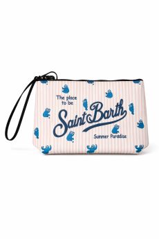 Pochette Aline MC2 Saint Barth multicolore con stampa grafica bradipi ALIN001 02111L MC2 ST. BARTH KIDS 