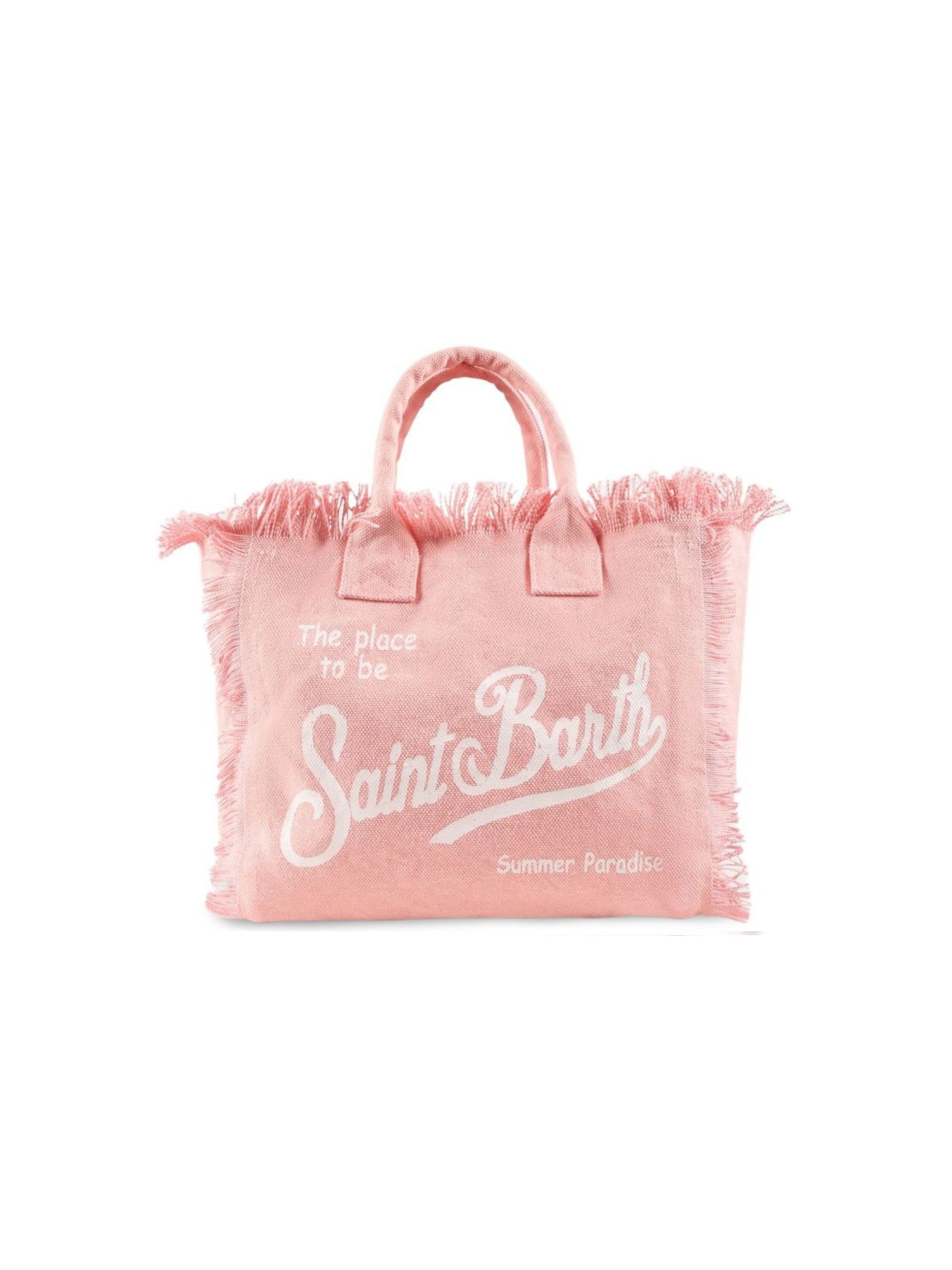 Borsa Colette MC2 Saint Barth rosa con dettaglio frange COL0001 00135L MC2 ST. BARTH KIDS 