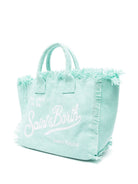 Borsa Colette MC2 Saint Barth verde con dettagli frange COL0001 00160L MC2 ST. BARTH KIDS 