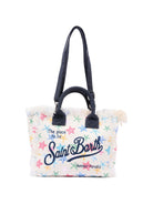 Borsa Colette MC2 Saint Barth bianca con stampa stelle marine COL0001 00578L MC2 ST. BARTH KIDS 