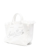 Borsa Tote Colette MC2 Saint Barth bianca con dettagli logo COL0001 02571L MC2 ST. BARTH KIDS 