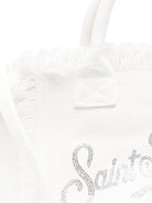 Borsa Tote Colette MC2 Saint Barth bianca con dettagli logo COL0001 02571L MC2 ST. BARTH KIDS 