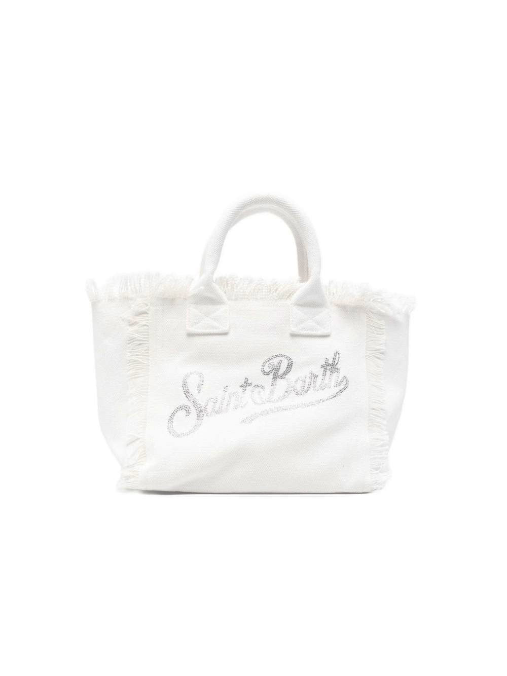 Borsa Tote Colette MC2 Saint Barth bianca con dettagli logo COL0001 02571L MC2 ST. BARTH KIDS 