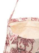 Borsa tote Essential Bag N MC2 Saint Barth multicolore con stampa tropicale EBAGN007 09110L MC2 ST. BARTH KIDS 
