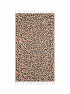 Telo mare MC2 Saint Barth marrone con stampa leopardata FOUT009 02712L MC2 ST. BARTH KIDS 