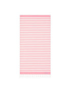 Telo mare MC2 Saint Barth rosa e beige con motivo a righe FOUT012 00640L MC2 ST. BARTH KIDS 