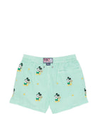 Costume per bambino MC2 Saint Barth Kids x Disney verde con stampa graficaTopolino JEA0011 02176L MC2 ST. BARTH KIDS 