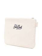 Pochette MC2 Saint Barth beige con ricamo del logo POU0002 00877L MC2 ST. BARTH KIDS 