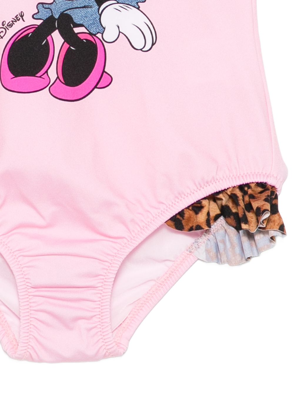 Costume intero per bambina MC2 Saint Barth Kids rosa con stampa grafica Disney TNA0001 02882L MC2 ST. BARTH KIDS 