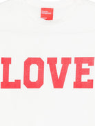 T-shirt da donna Merci bianca con stampa grafica Love MAM032 WHITE MERCI 