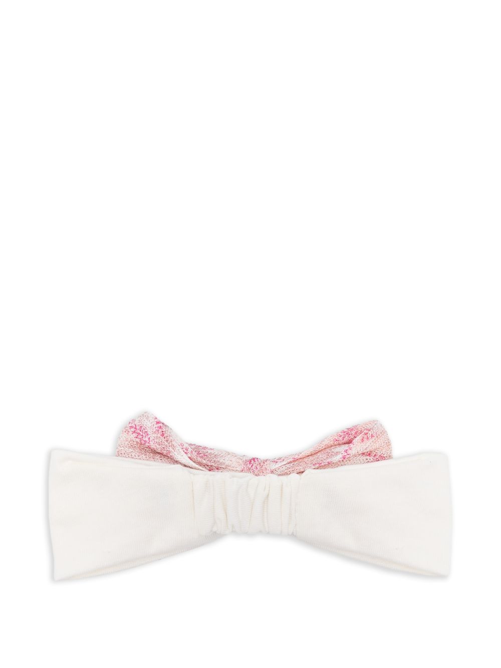 Cerchietto per neonata Missoni Kids bianco avorio con fiocco MY0054 L0392 504AV MISSONI KIDS 